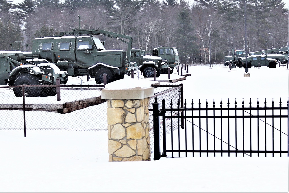 Winter views at Fort McCoy's Commemorative Area