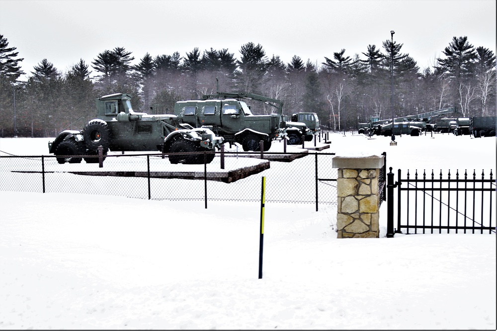 Winter views at Fort McCoy's Commemorative Area