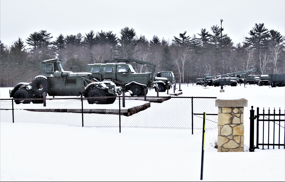 Winter views at Fort McCoy's Commemorative Area