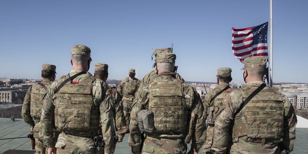 Promotions on the top of the U.S. Capitol