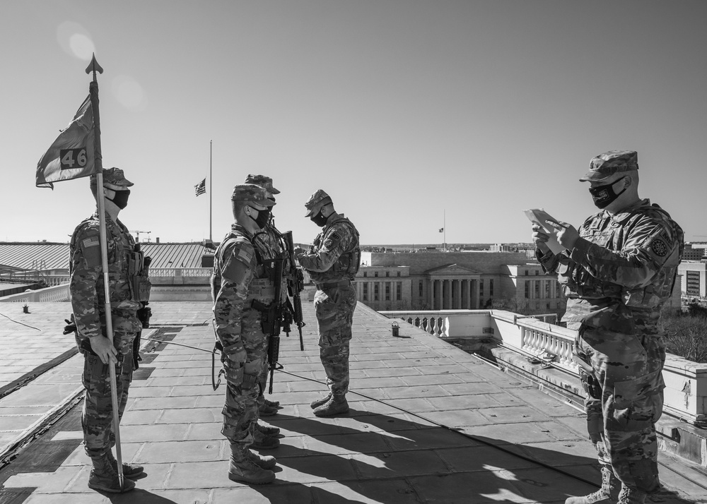 Promotions on the top of the U.S. Capitol