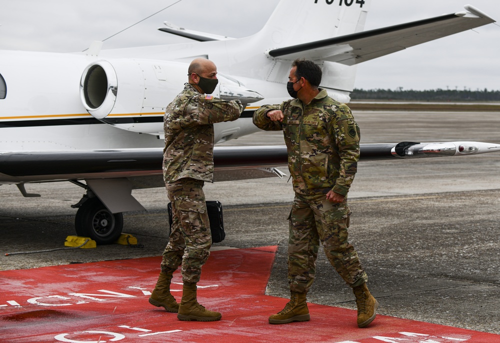 General of the U.S. Army Corps of Engineers visits Tyndall