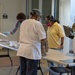U.S. Virgin Islands community members receive vaccinations at the COVID-19 Community Vaccination Center