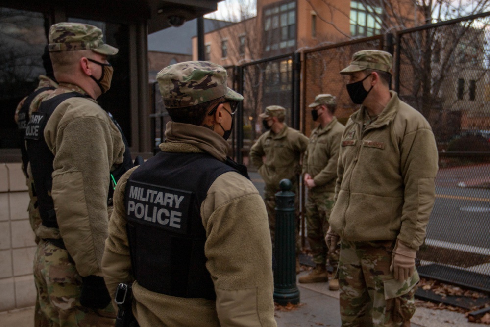MDNG Soldiers and U.S. Capitol Police Unite for Security Mission
