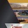 This is a cover page for a 'Redstone Arsenal Joint Land Use Study' document. The cover features three stacked photographs showing urban/military infrastructure scenes alongside a dark textured background with gold accents. A logo with a red triangle and curved arrow element is prominently displayed at the bottom center.