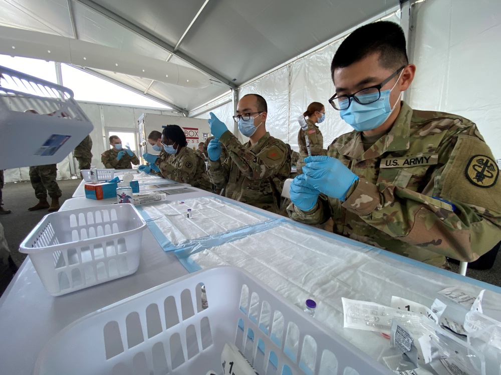 Miami Community Vaccination Center Prepares for Opening