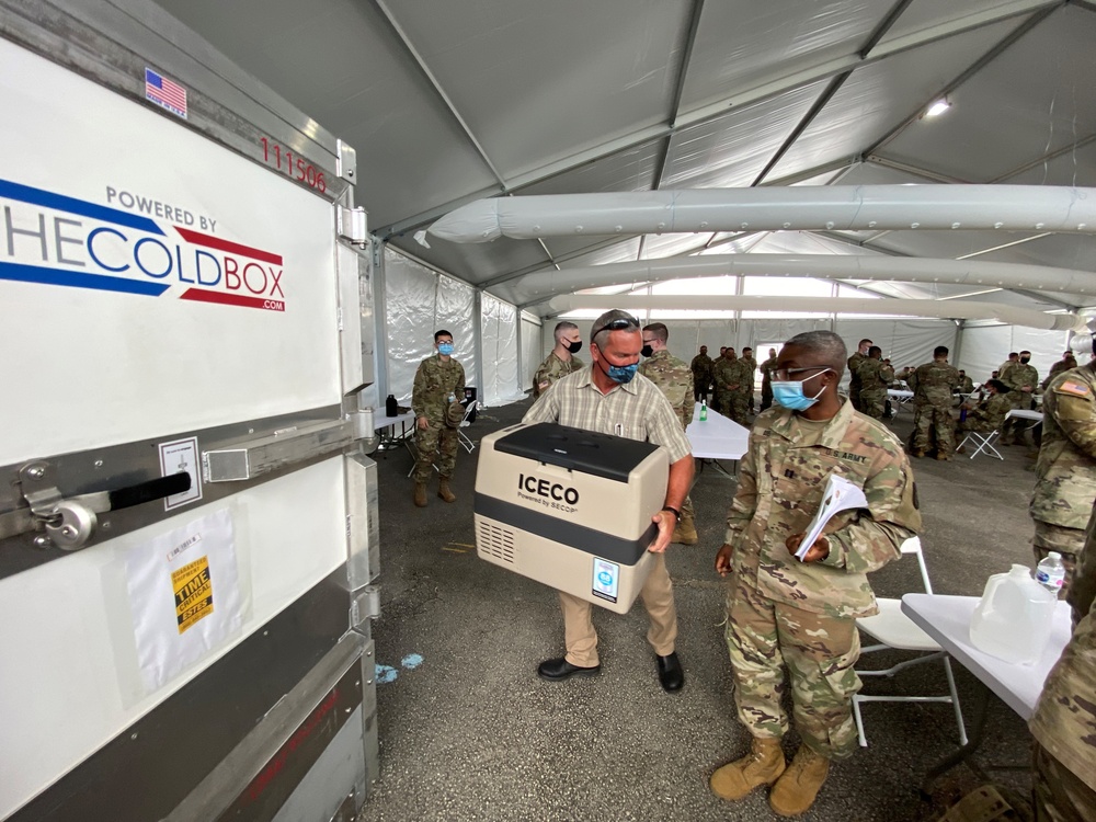 Miami Community Vaccination Center Prepares for Opening