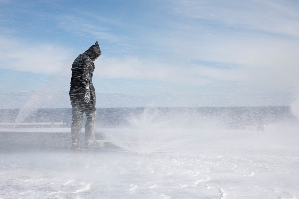 Kearsarge Performs AFFF Test