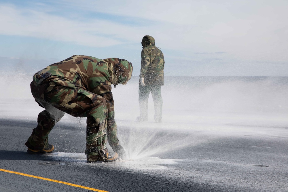 Kearsarge Performs AFFF Test