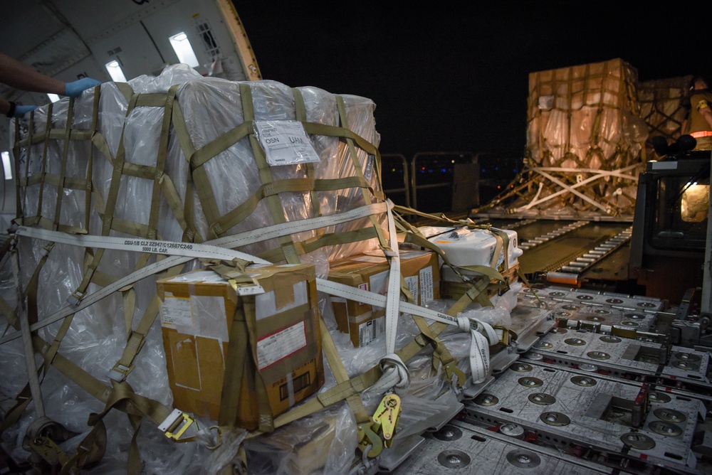 Diplomatic Crates and Pouches Arrive on AAFB