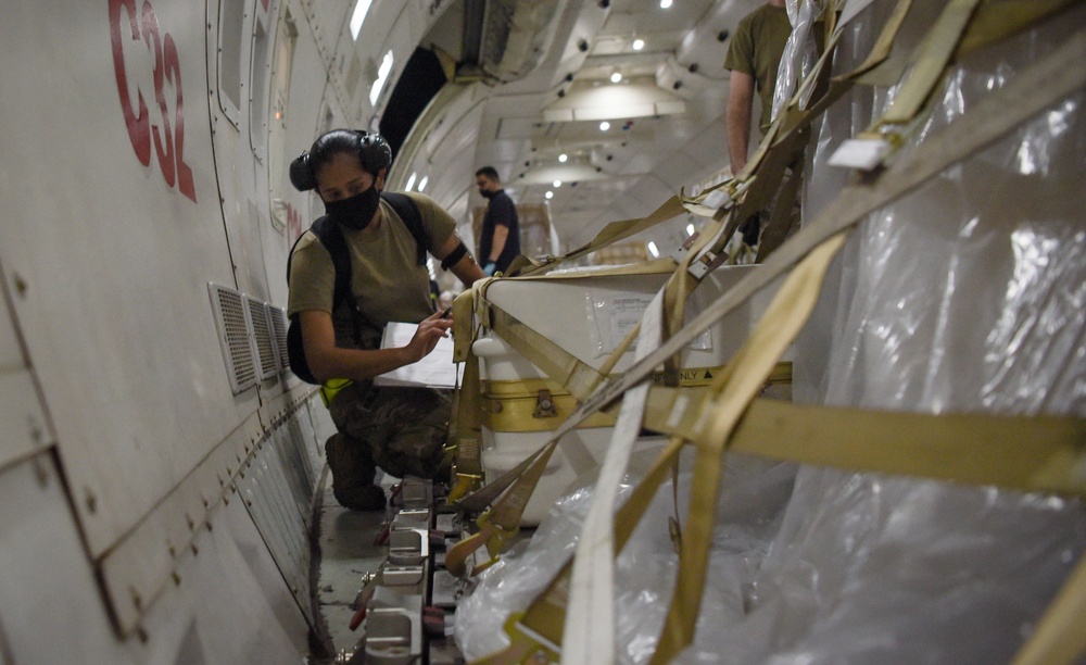 Diplomatic Crates and Pouches Arrive on AAFB