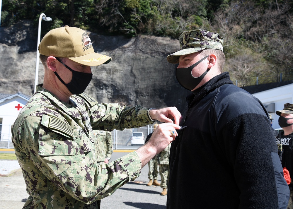Sailors Meritoriously Advanced Onboard CFAY