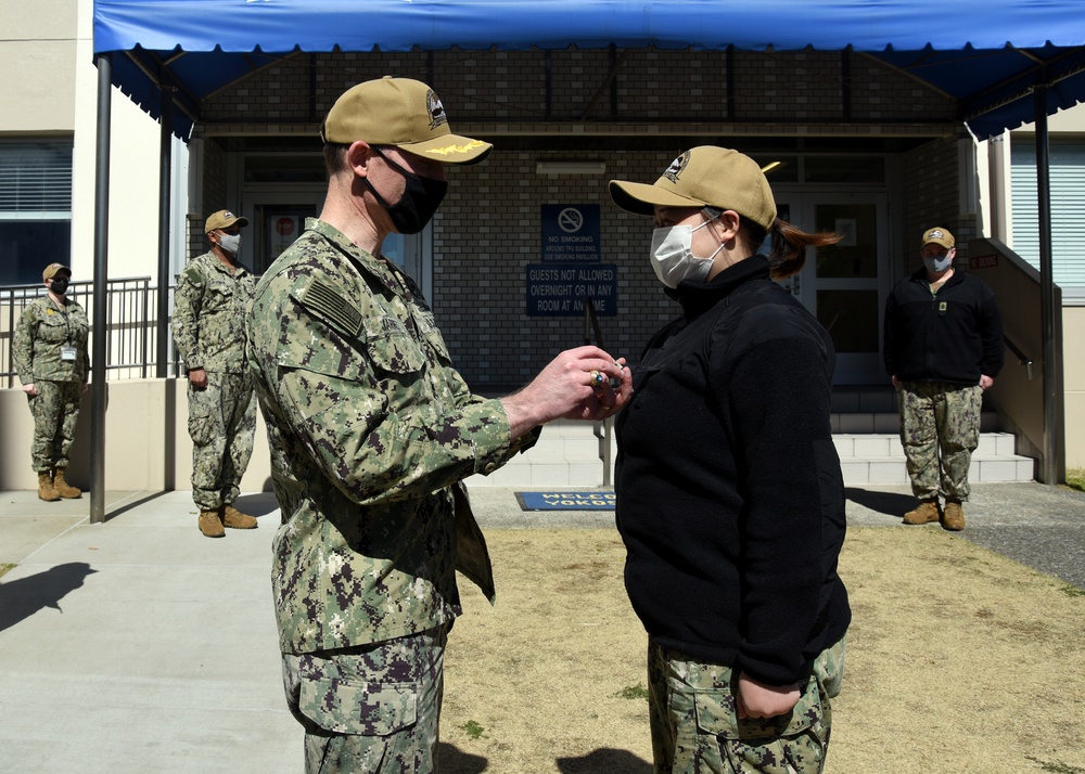 Sailors Meritoriously Advanced Onboard CFAY