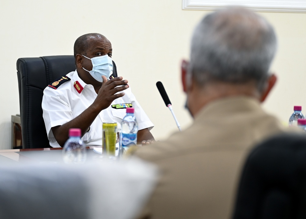 CJTF-HOA DCG meets with Djibouti Chief of Air Force