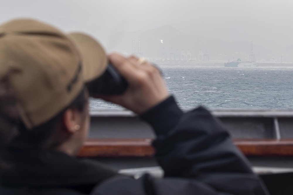 USS Laboon Conducts Strait of Gibraltar Transit