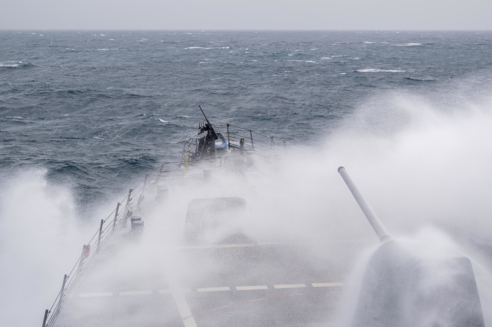 USS Laboon Conducts Strait of Gibraltar Transit