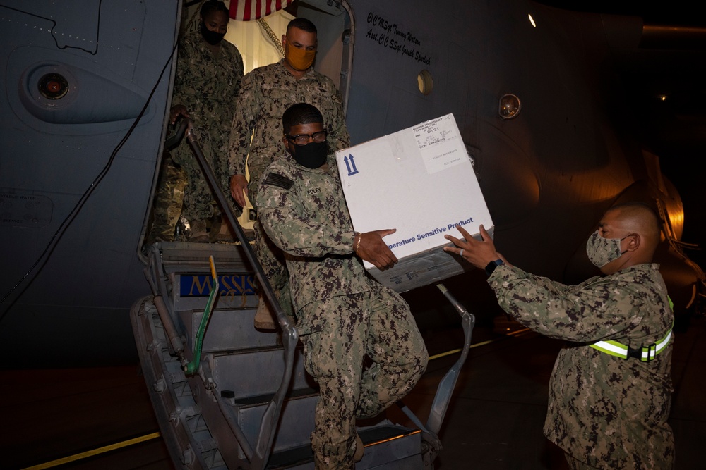 COVID-19 vaccine arrives at Camp Lemonnier Djibouti