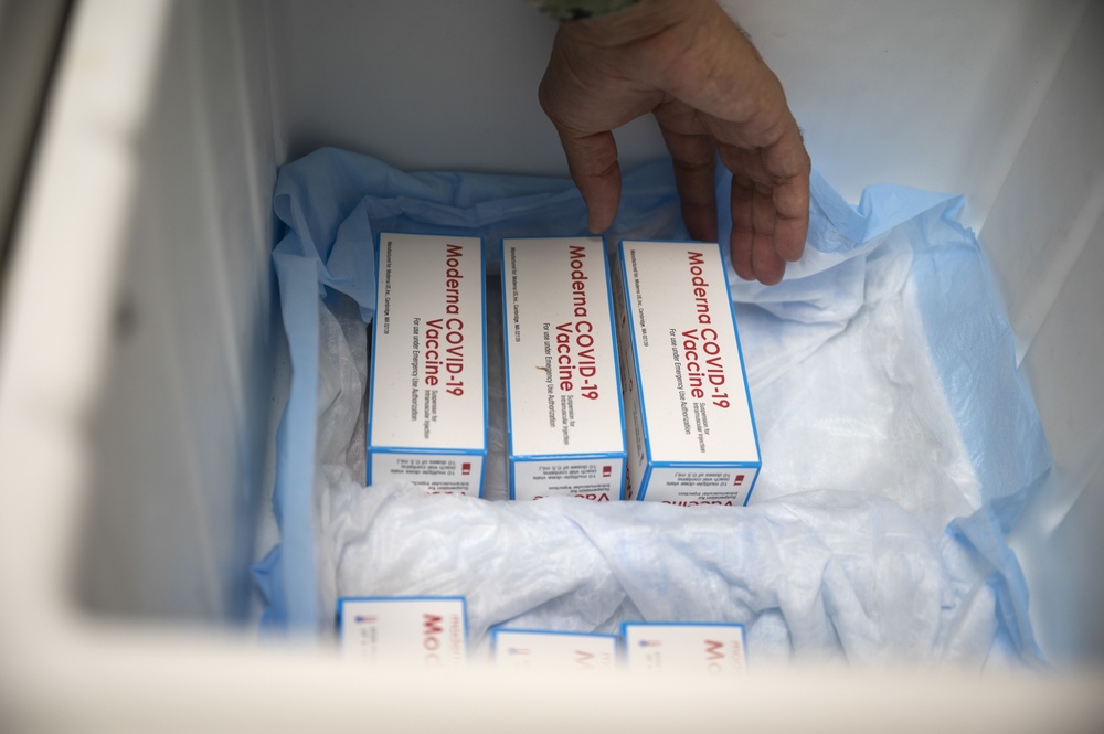 COVID-19 vaccine arrives at Camp Lemonnier Djibouti