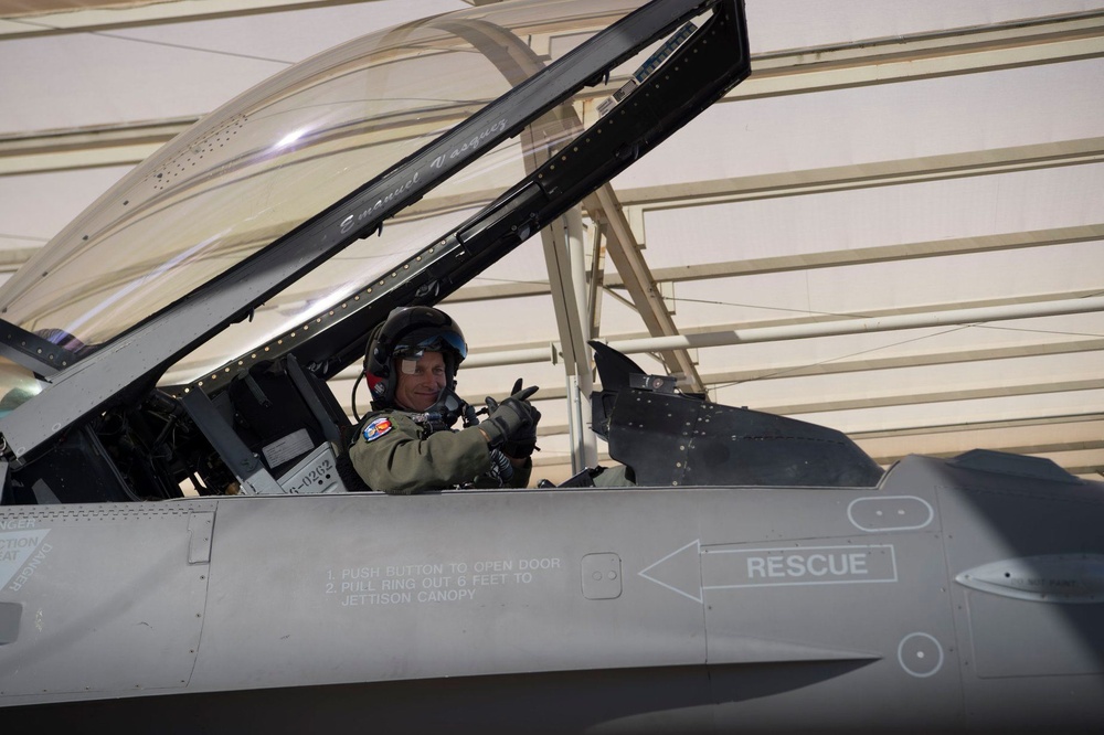Lt. Col. Thiele final flight