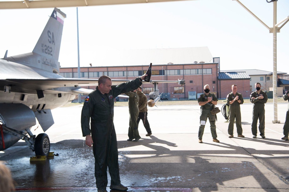 Lt. Col. Thiele final flight