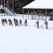 Fort McCoy CWOC class 21-04 students conduct field training in snowshoes, pulling sleds
