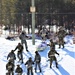 Fort McCoy CWOC class 21-04 students conduct field training in snowshoes, pulling sleds
