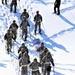 Fort McCoy CWOC class 21-04 students conduct field training in snowshoes, pulling sleds
