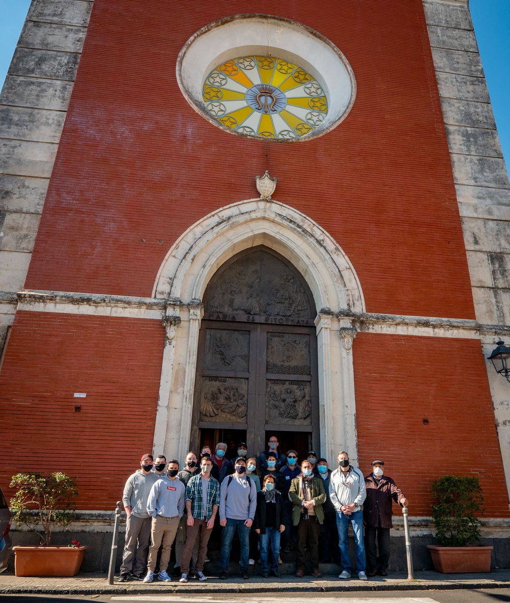 VP-46 COMREL at Italian Church