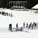 Cold-Weather Operations Course class 21-04 students conduct field training in snowshoes, pulling sleds