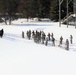 Cold-Weather Operations Course class 21-04 students conduct field training in snowshoes, pulling sleds