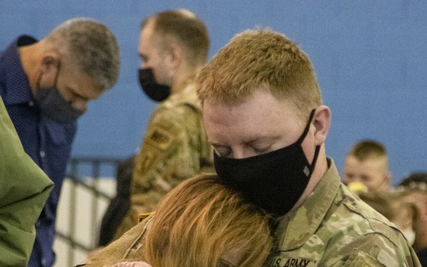 Nebraska National Guard 192nd Military Police Detachment send-off ceremony