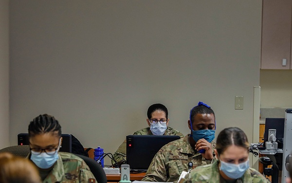 Airmen in-processing Kingman Medical Center
