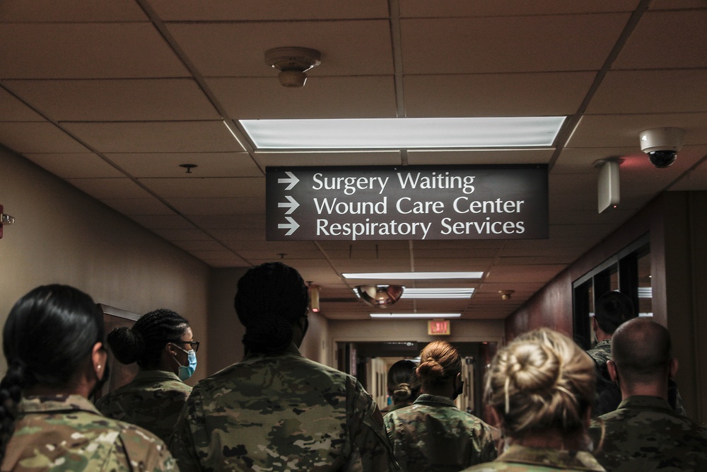 Airmen in-processing Kingman Medical Center