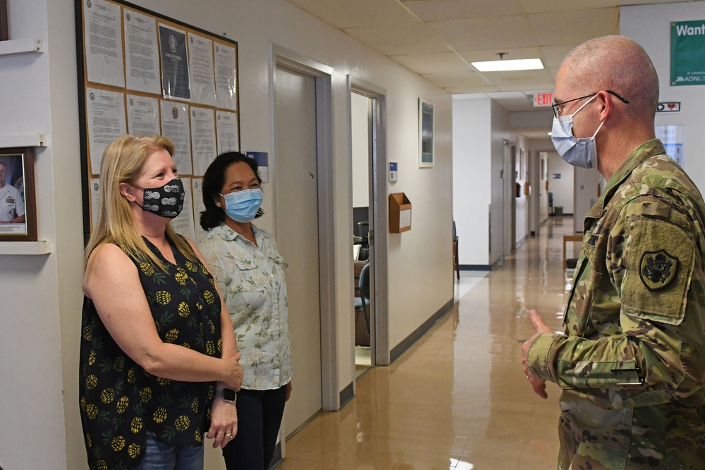 LTG Ron Place Visited NHCH Shipyard Clinic