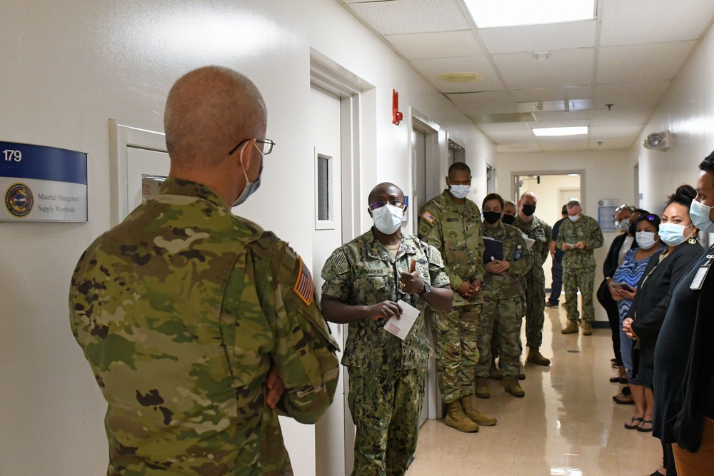 LTG Ron Place visited NHCH Shipyard Clinic