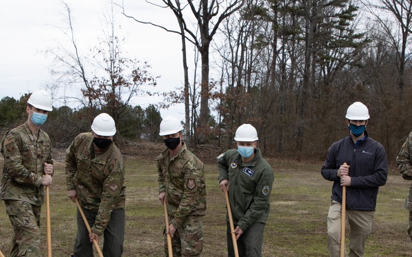 Groundbreaking ceremony for the Little Rock Air Force Base Fuselage Training Facility