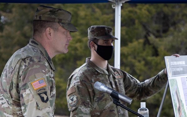 Groundbreaking ceremony for the Little Rock Air Force Base Fuselage Training Facility