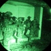 Team of Brazilian Paratroopers ready weapons during night operations at JRTC 21-04