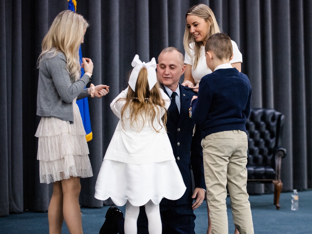 Col. Hebert promotion ceremony