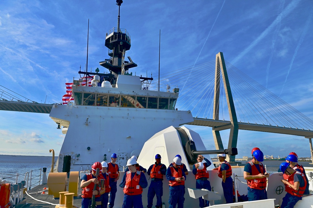 USCGC Stone (WMSL 758) arrive to homeport following Operation Southern Cross