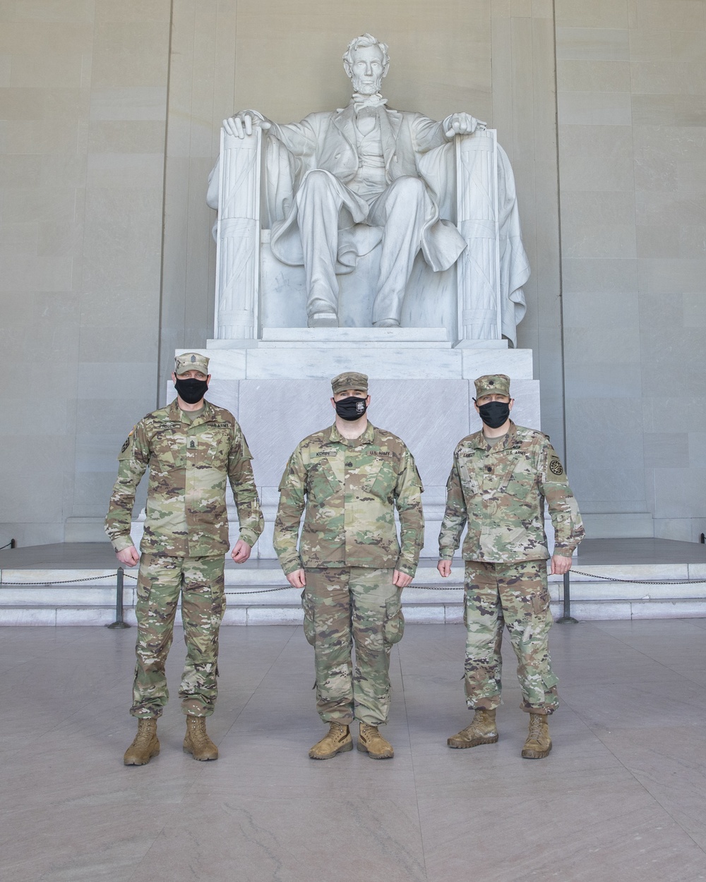 Reenlistment at the Lincoln Memorial
