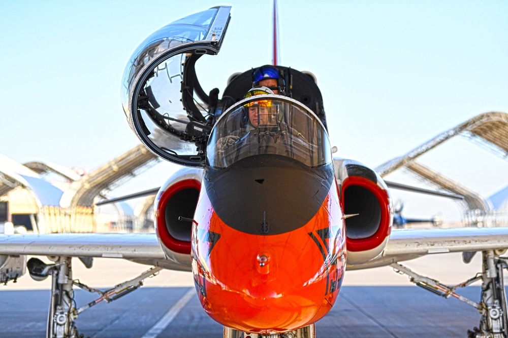 T-45C Goshawk jet aircraft onboard Naval Air Facility (NAF) El Centro