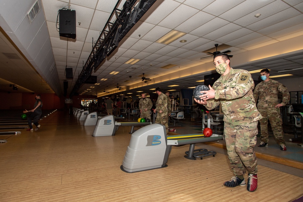 Soldiers bowl strikes for AER