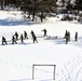 Fort McCoy CWOC class 21-04 students conduct field training in snowshoes, pulling sleds