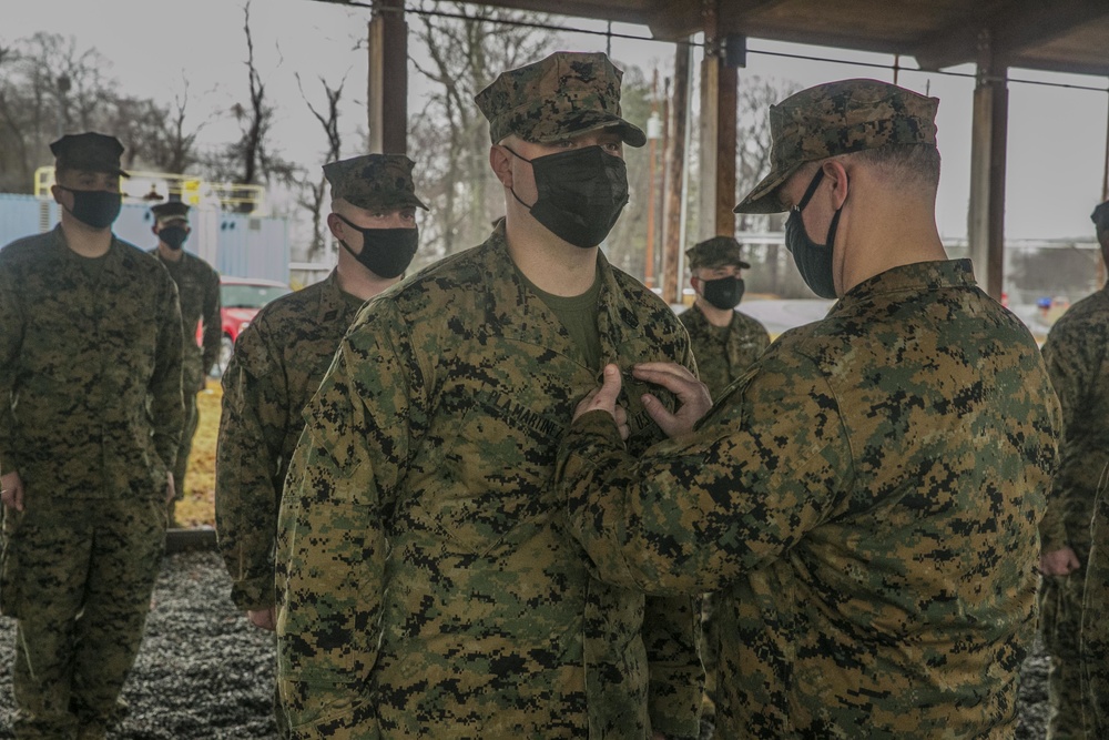 CBIRF Sailors getting their FMF Pin
