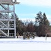 Fort McCoy CWOC class 21-04 students conduct field training in snowshoes, pulling sleds