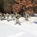 Cold-Weather Operations Course class 21-04 students conduct field training in snowshoes, pulling sleds