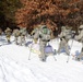 Cold-Weather Operations Course class 21-04 students conduct field training in snowshoes, pulling sleds