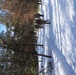 Cold-Weather Operations Course class 21-04 students conduct field training in snowshoes, pulling sleds