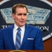 Pentagon Press Secretary John F. Kirby briefs the press